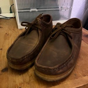 Clarks Wallabees Beeswax Men’s 9 Brown Leather